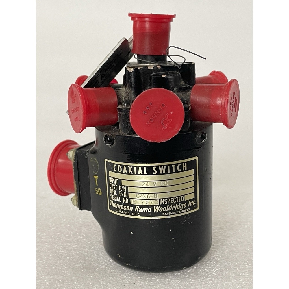 Thompson Ramo Woolridge Coaxial Switch C4N6HB